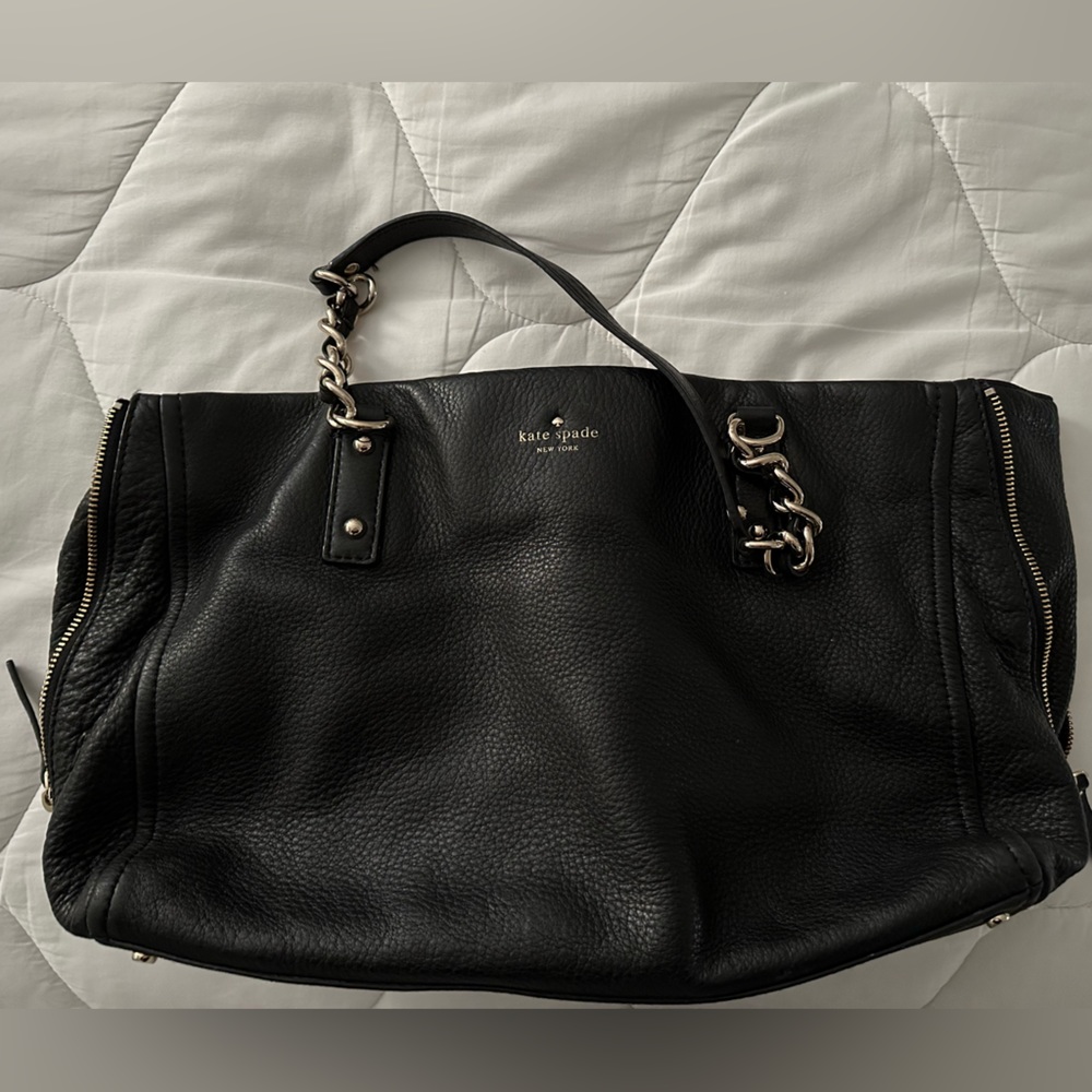 Kate Spade black and gold purse/ handbag